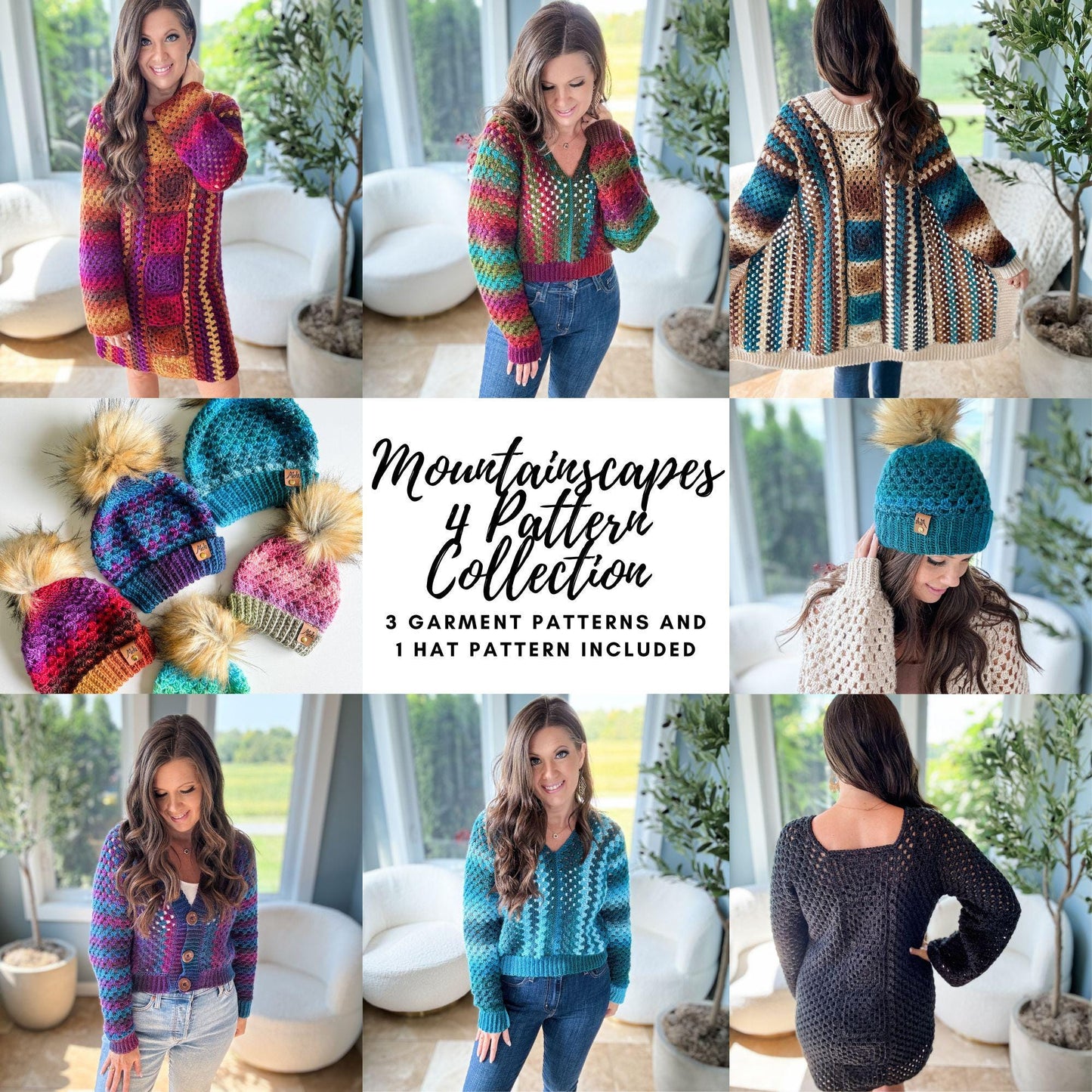 MountainScapes Collection Ebook – Crochet Patterns (PDF Digital Download)